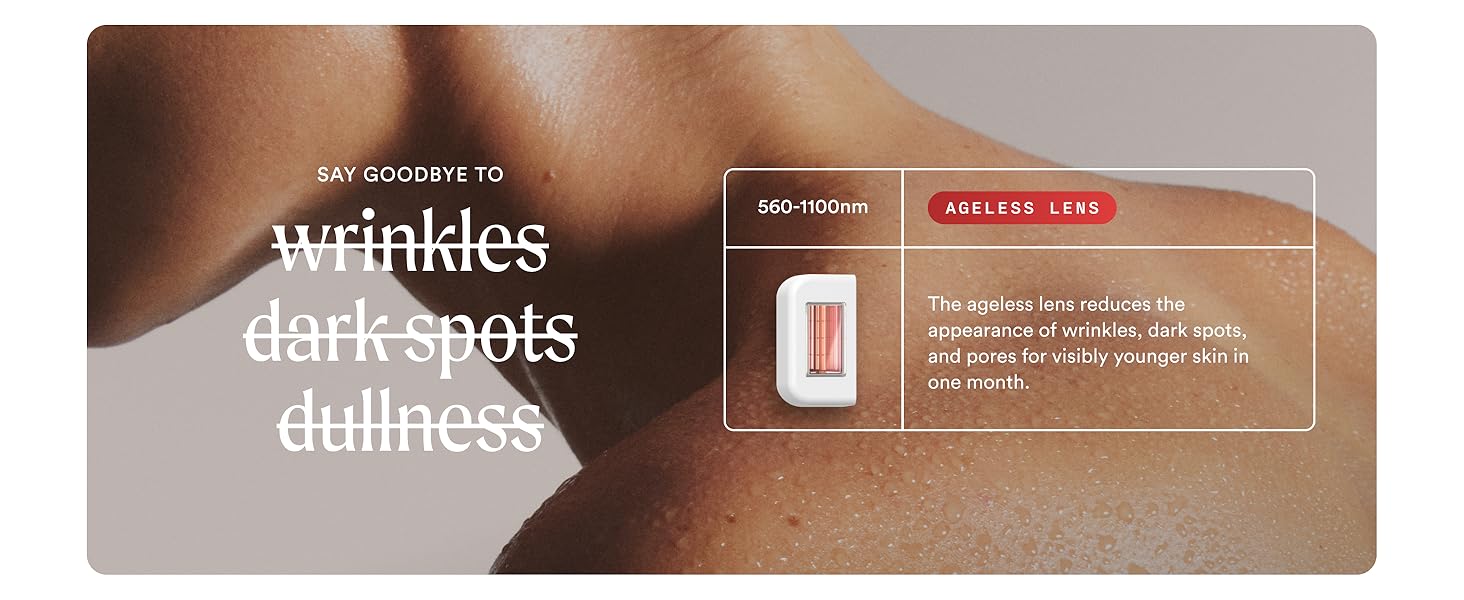 say goodbye to wrinkles, dark spots, dullness