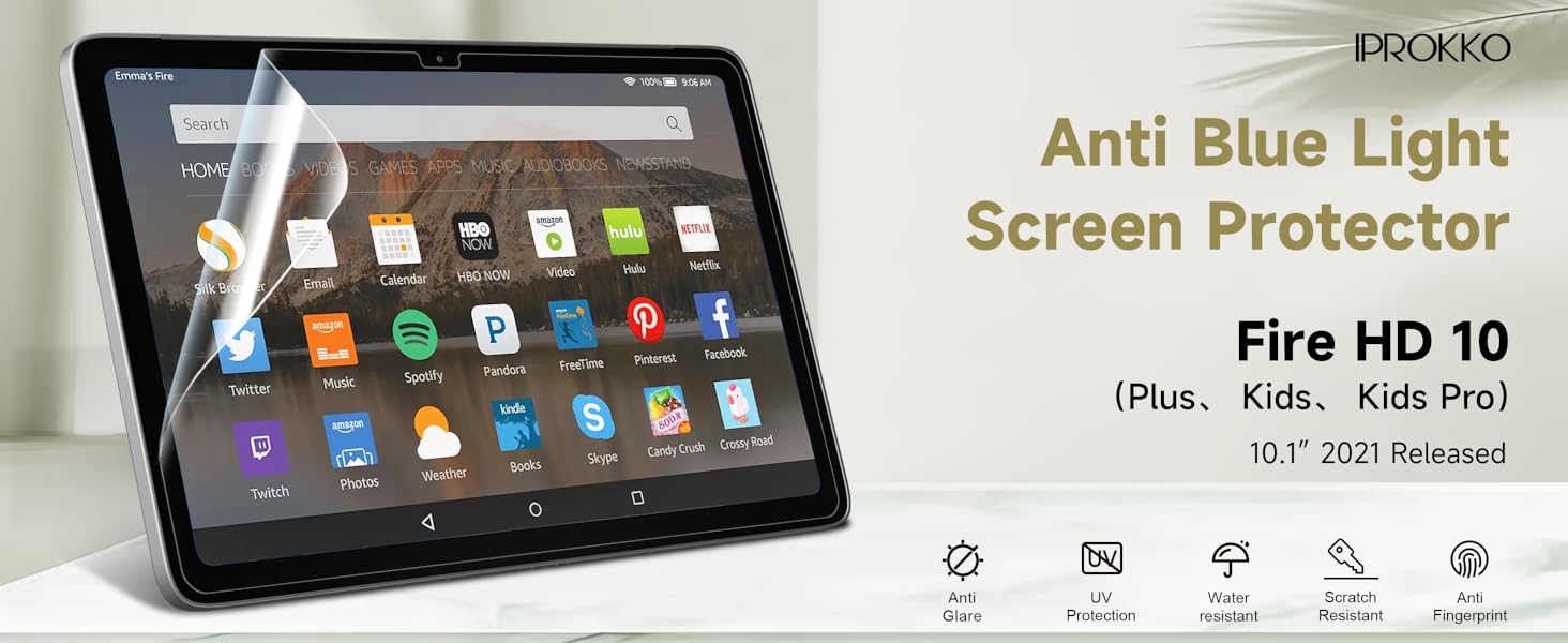 screen protector fire hd 10 tablet 2021