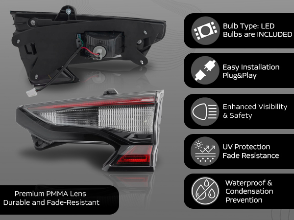 Amazon.com: ALLIGATOR AUTO LIGHTS Tail Light Assembly