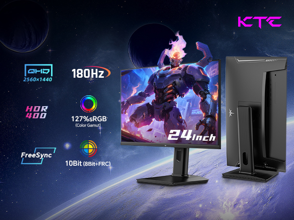 Amazon.com: KTC 24 Inch Gaming Monitor 180Hz - 2K 1440P