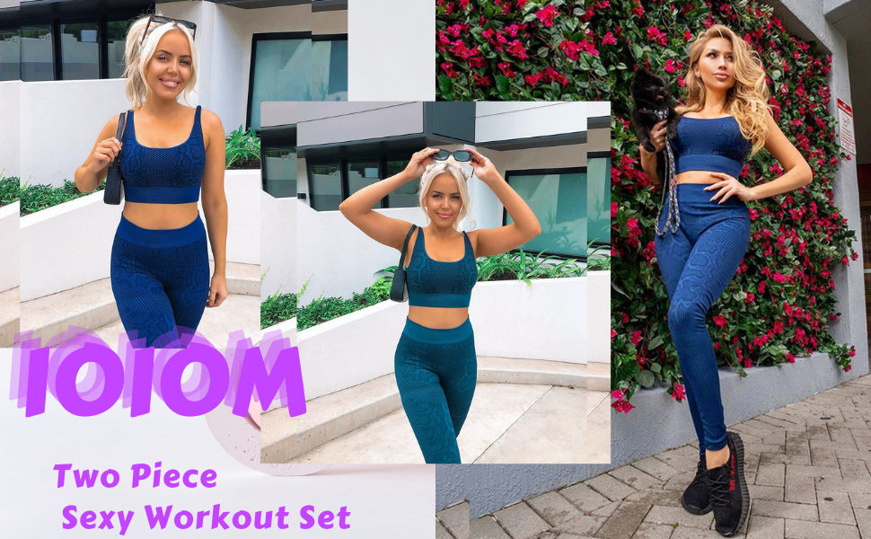ioiom two piece sexy workout set