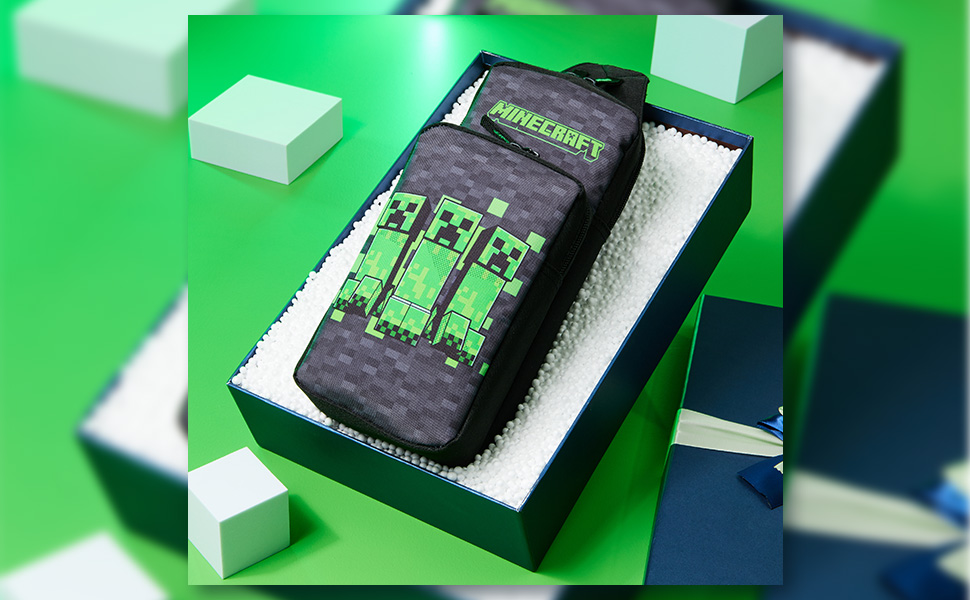 Minecraft Boys Crossbody Bag with Adjustable Strap