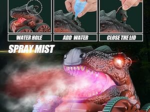 large dinosaur remote control car