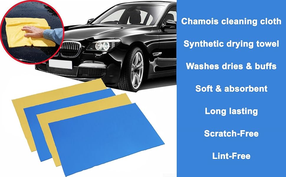 chamois cloth for car drying