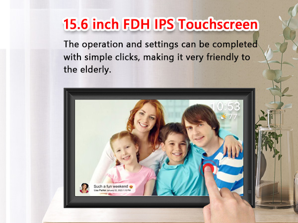 15.6inch FRAMEO Digital Photo Frame Digital Picture Frame