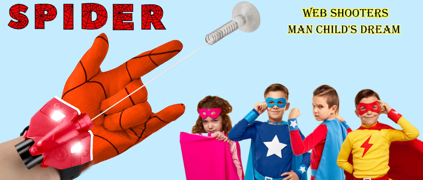 web shooters toys  web shooter Web Launcher String Shooters Toy