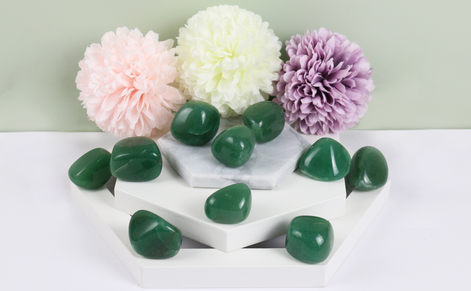 Tumbled Polished Green Aventurine Stone
