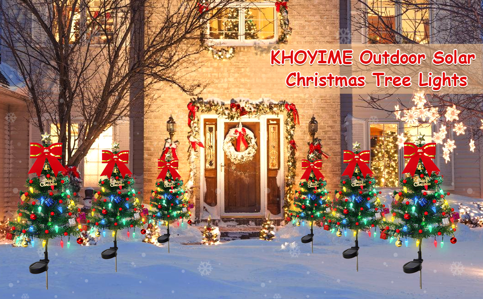 Solar Christmas Tree Lights