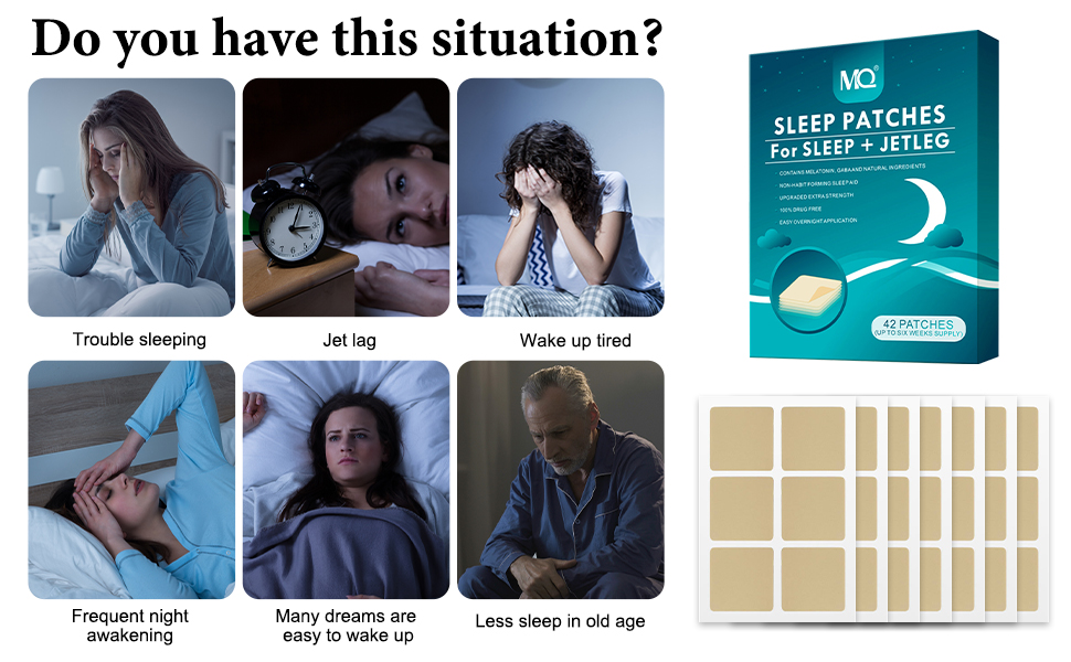 Leikedun 42Pcs Sleep Patches,Sleep Patches for Adults,Sleepy Patch