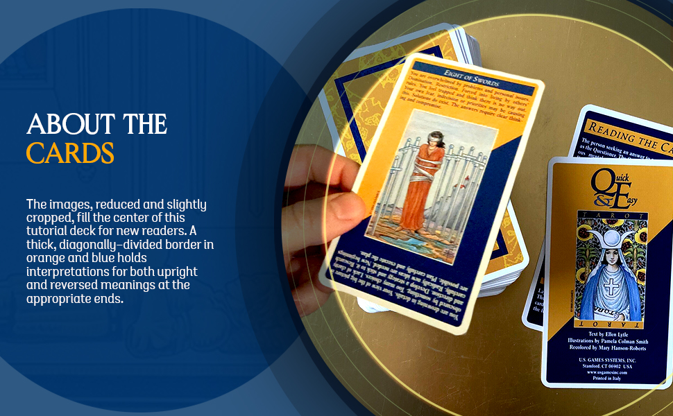 Quick & Easy Tarot Deck Lytle, Ellen 9781572812444 Books Amazon.ca