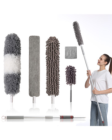 upgraded microfiber duster kit 6 pcs