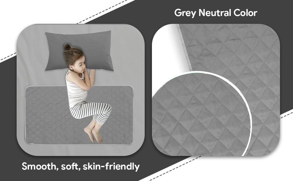 SPN-JGSP Toddler Mattress Pads, Potty Training Mattress Protector Pad
