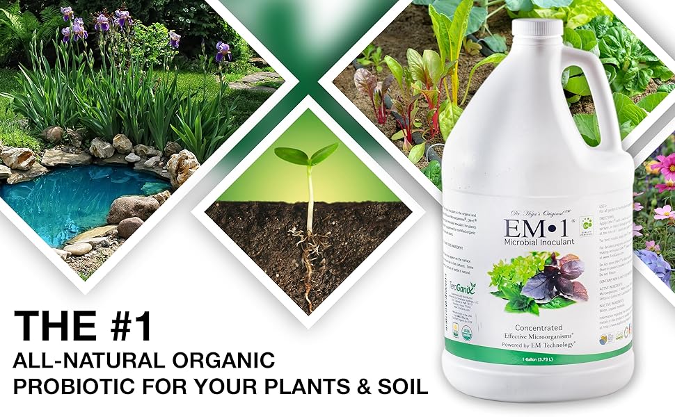 Mua TeraGanix EM1 Plant Growth, Microbial Inoculant Concentrate (1 Btl