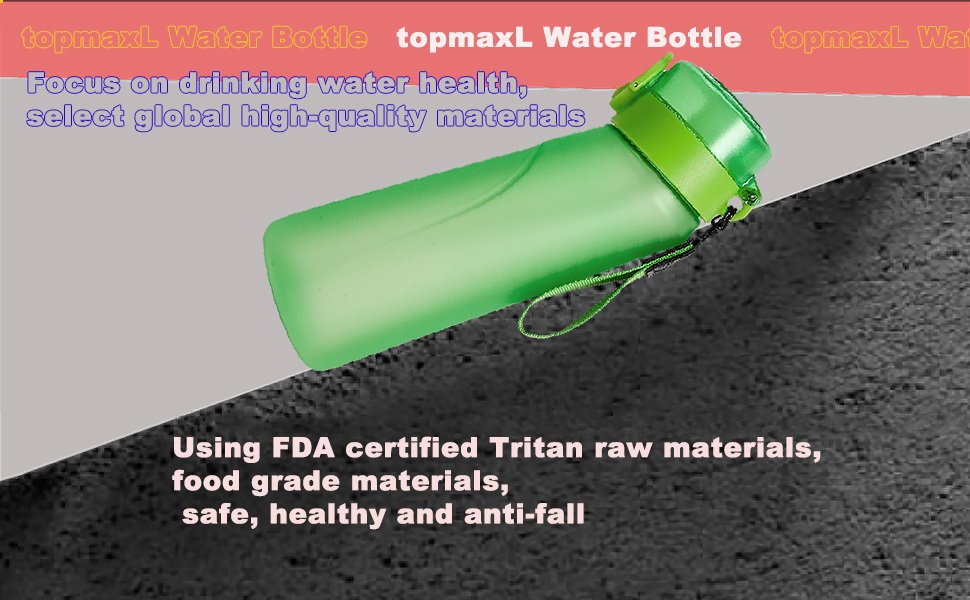 topmaxL Air Water Up Bottle, Water Bottle With Flavor Pods