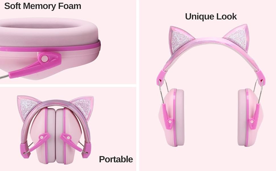 Portable Noise-cancelling Earmuffs with a Unique Look