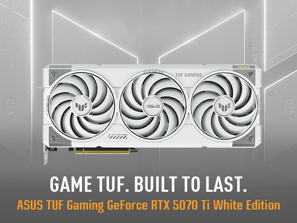 Amazon.com: ASUS TUF Gaming GeForce RTX ™ 5070 Ti 16GB GDDR7 White