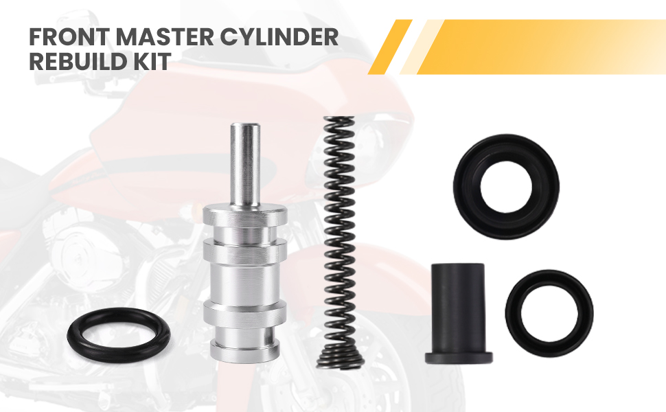 11/16" Bore Front Master Cylinder Rebuild Kit for Harley