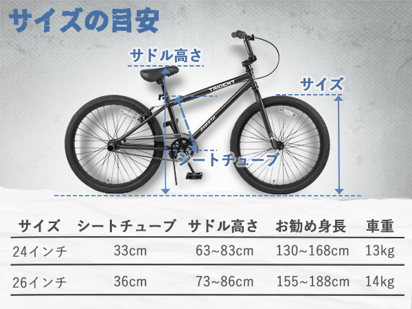 Amazon.co.jp: 【AVASTA】TRIDENT レースBMX自転車 BMX RACING