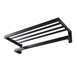 matte black towel shelf 