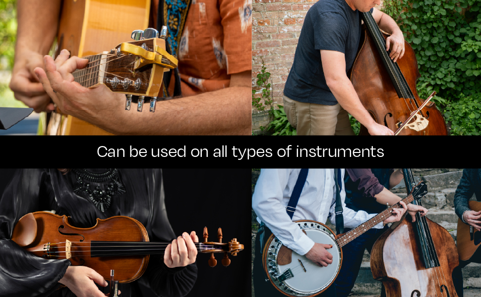 Violin Cleaning Kit can be used on all instruments