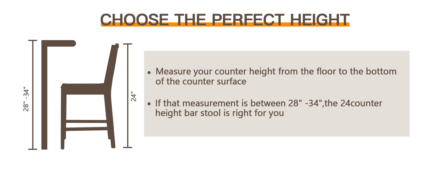 skillmaid Counter Height Barstools Set of 224" Faux