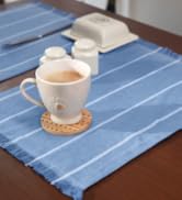 Folkulture Placemats Set of 6 for Kitchen & Table Linens, 14" X 19" Table Mats 100% Cotton for Di...