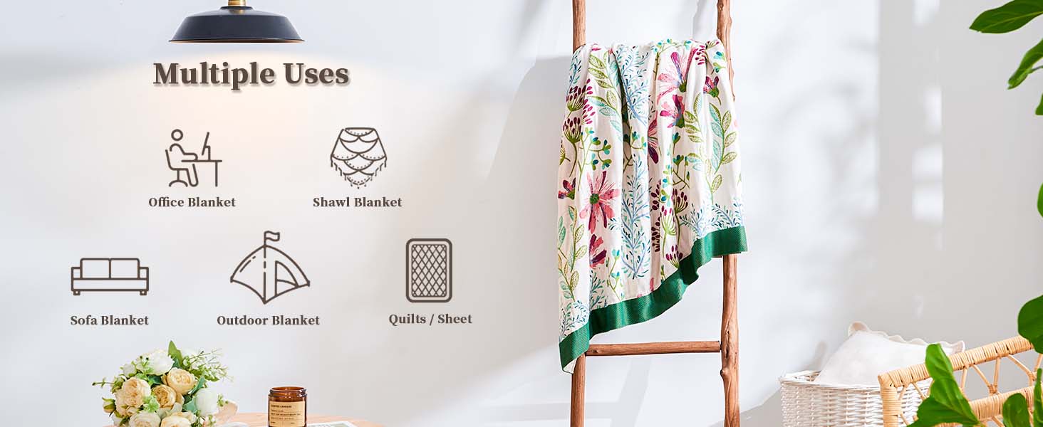 Multipurpose cozy versatile throw blanket