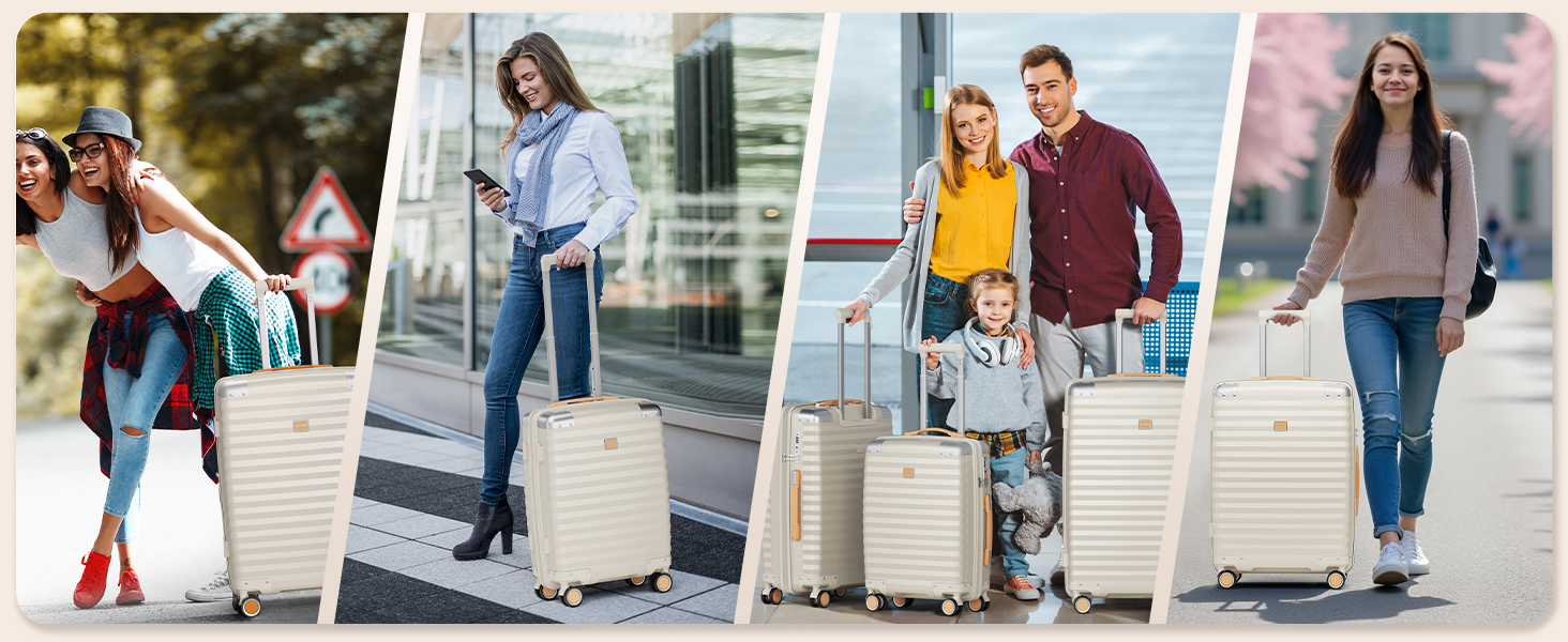 luggage sets with spinner wheels