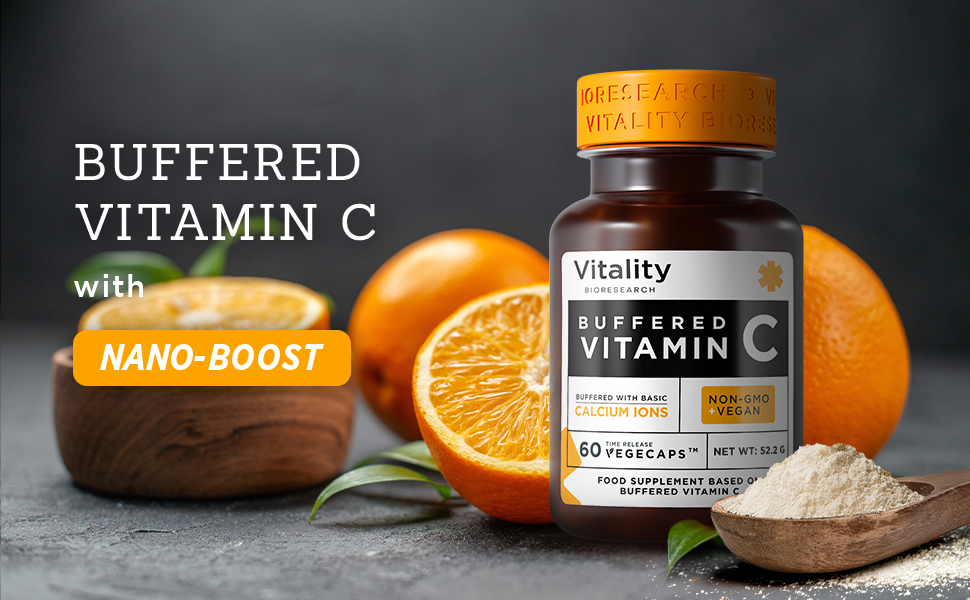 Buffered Vitamin C 1000mg High Strength Vitamin C Supplement for