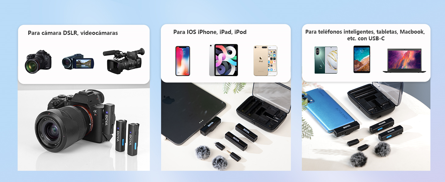 Amplia compatibilidad