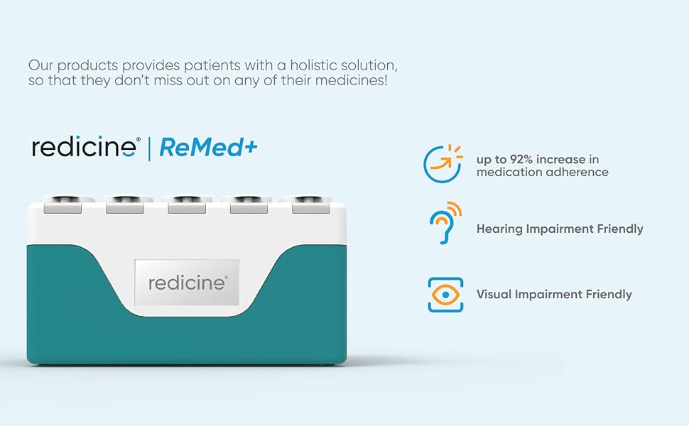 Buy REDICINE MEDSOL's ReMed+ Monthly Pill Organizer with Audio and