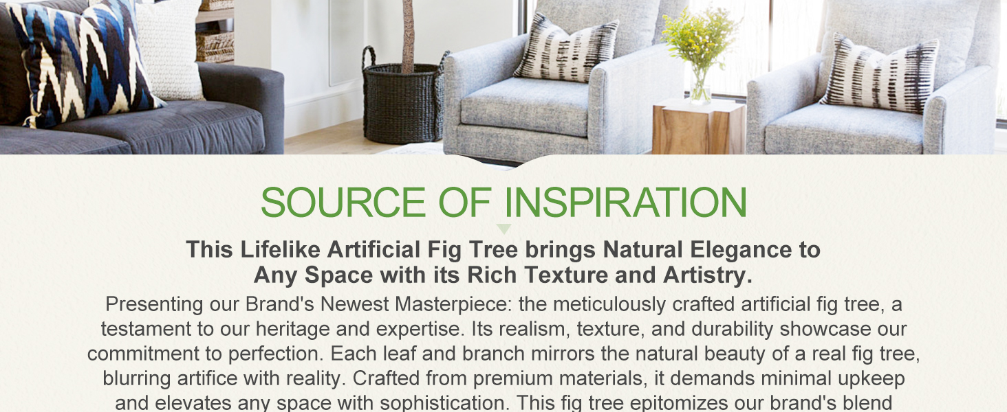 Faux Fiddle Leaf Fig Plants: A Stylish Solution for Any Room
