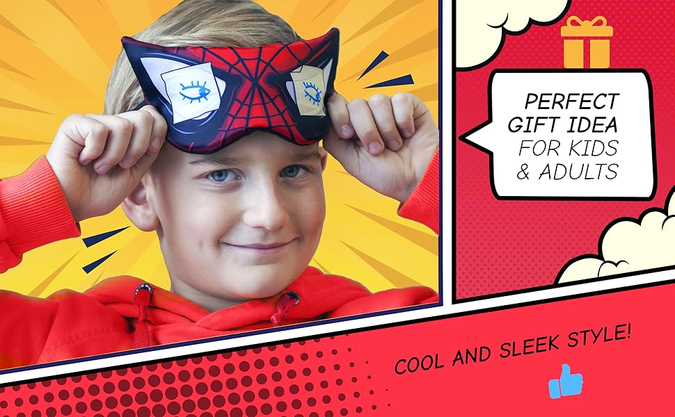 Sleep Mask Boy Sleeping mask Eyes mask Spiderman Heroes for