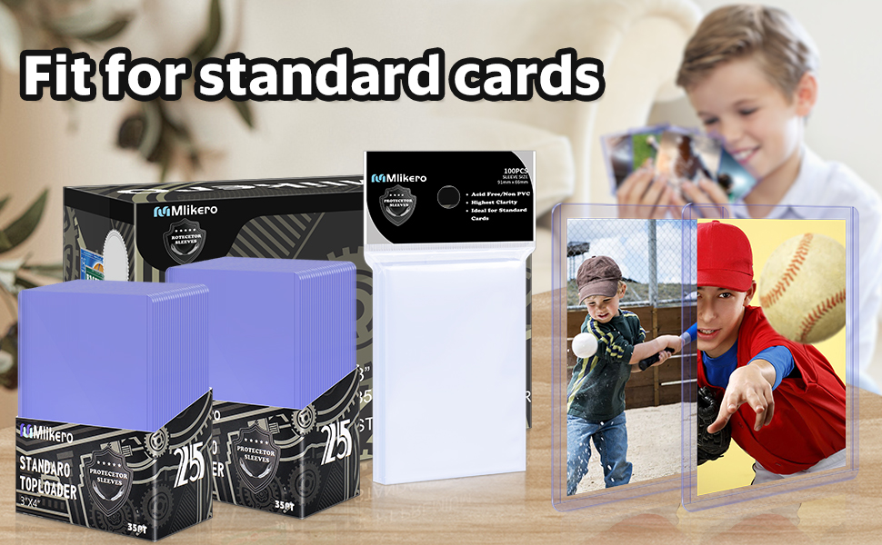 1000 Count TopLoaders for Cards,Baseball Card Protector with 1000 Count Clear Soft