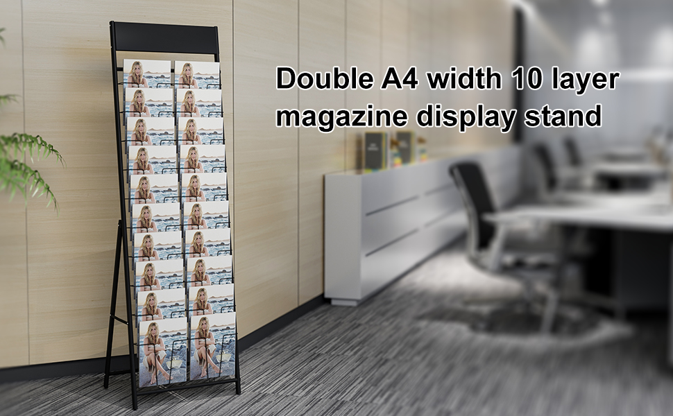 standing magazine rack