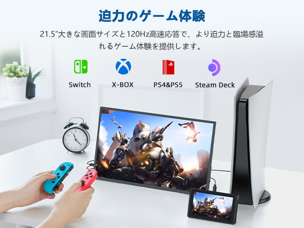 Amazon.co.jp: EVICIV モバイルモニター 21.5インチ 1080P