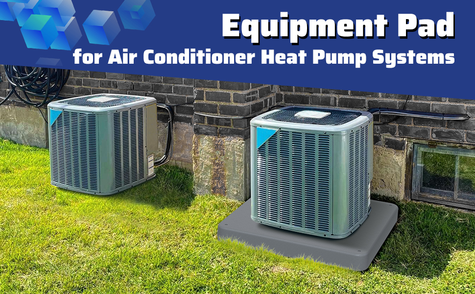 Pearwow Equipment Pad for Air Conditioner Heat Pump Systems