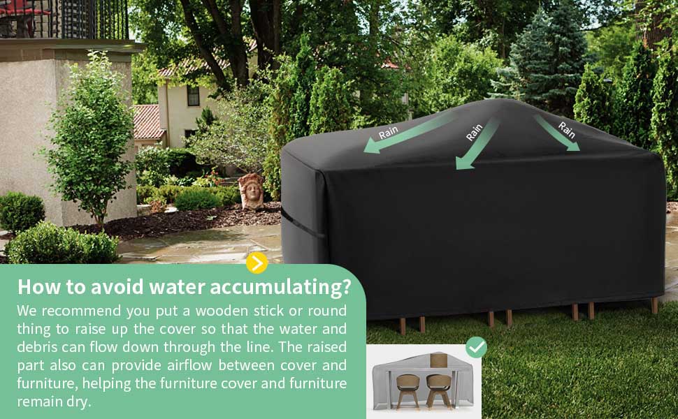 Garden Furniture Covers Waterproof SZHTFX Patio Table Cover Heavy Duty
