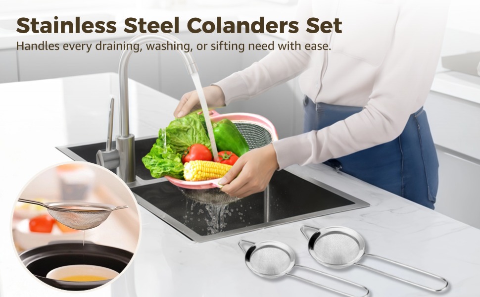 Stainless Steel Colanders