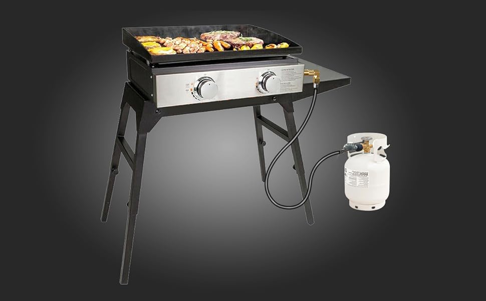 MENSI 5 Feet Low Pressure Propane Regulator with 90 Degree