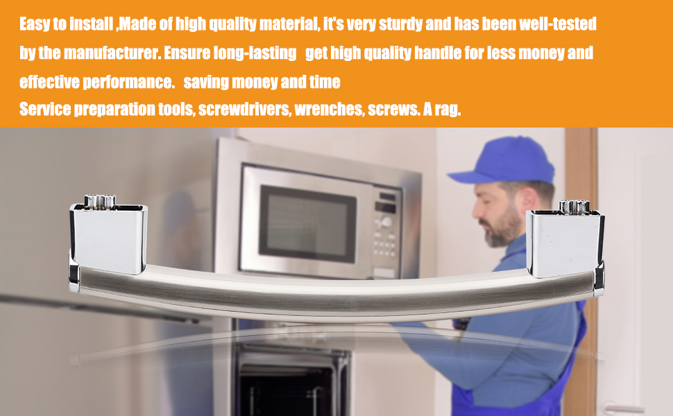 WB15X26821 Door Handle Replacement Compatible with GE