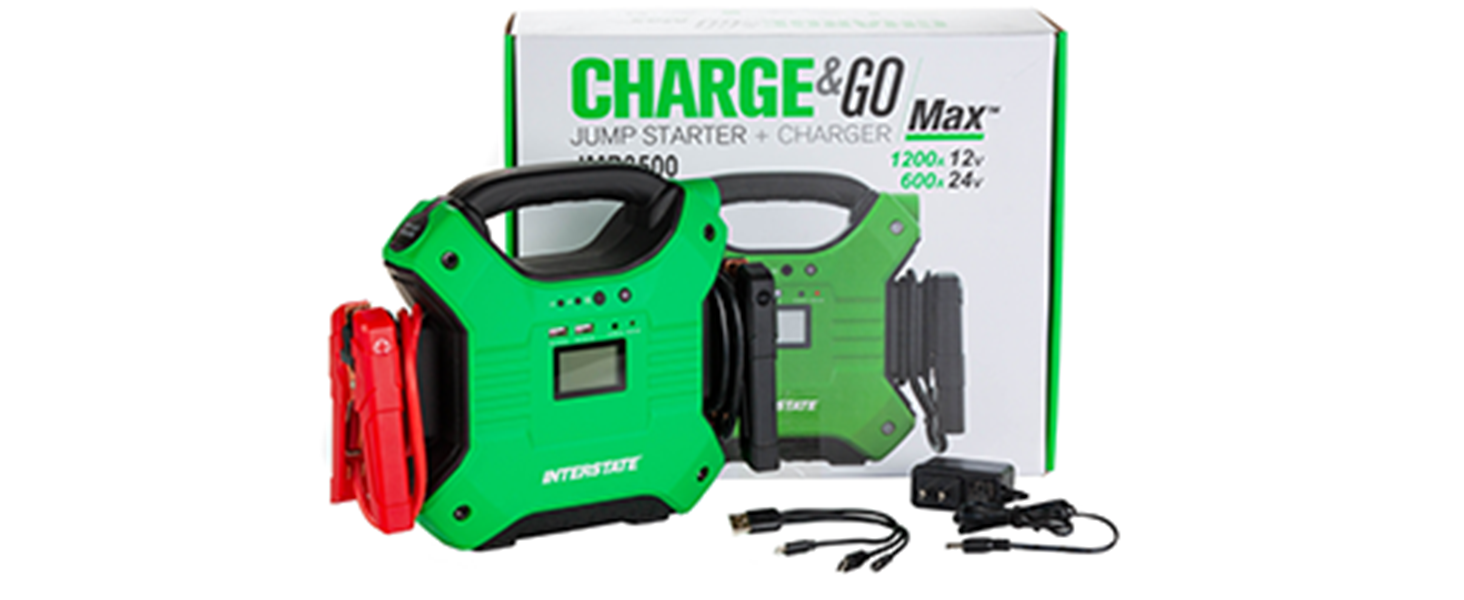 Interstate Batteries 24V, 12V Jump Starter and Charger