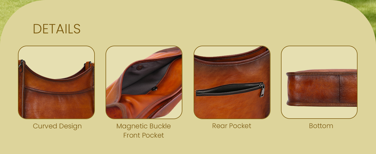 crossbody bag with pockets