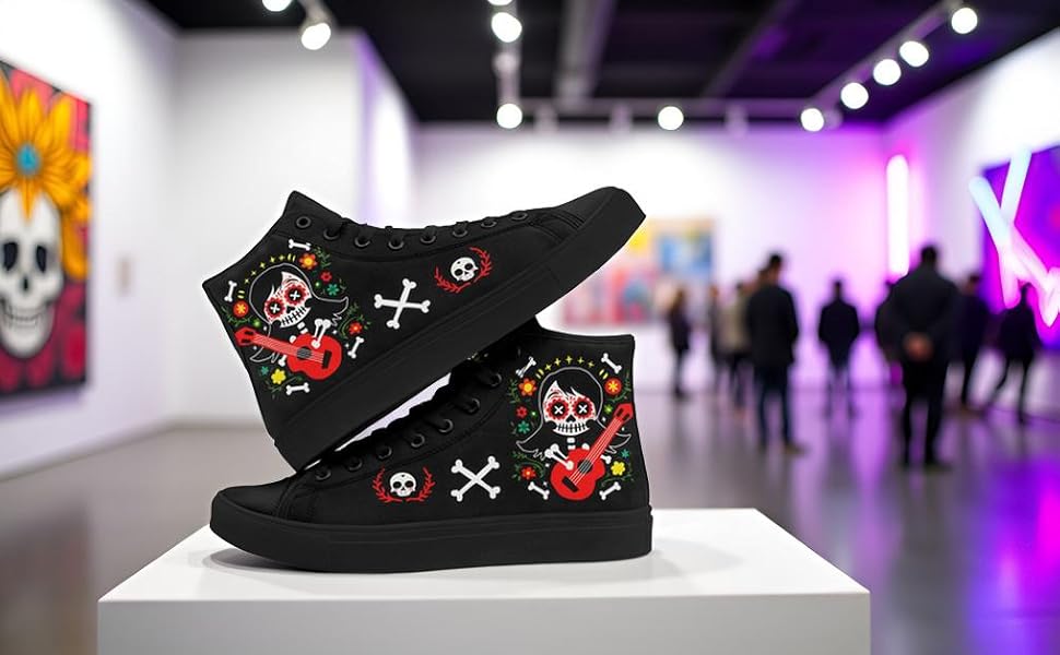 skull shoes