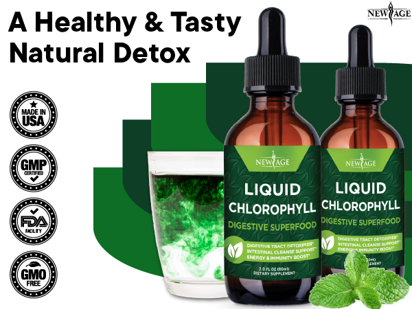 chlorophyll drops detox health weight skin digestion immune system