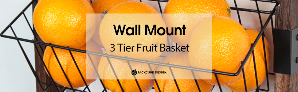 ★ Akari ★ WALLABY BASKET STAND Black SunnyPoint Black 3 Tier Wire Basket Stand | Michaels