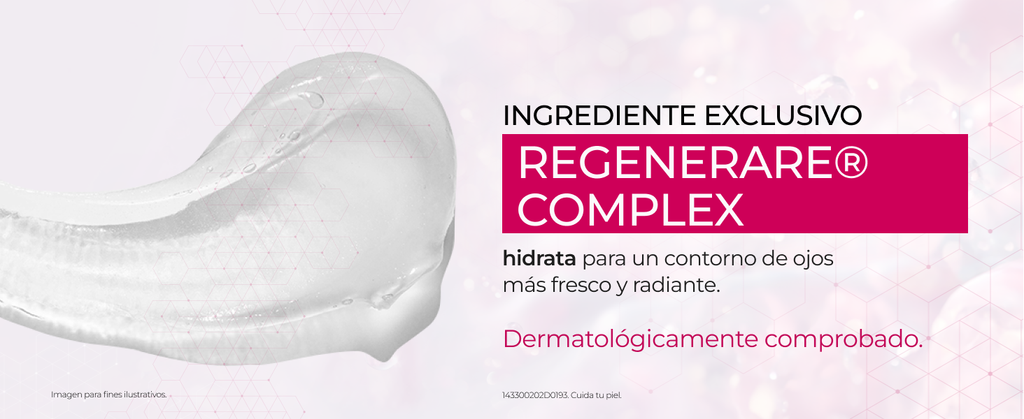 Cicatricure Contorno de ojos regenerare complex arrugas crema hidrata dermatologicamente comprobado