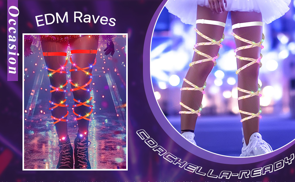 Coachella leg wraps