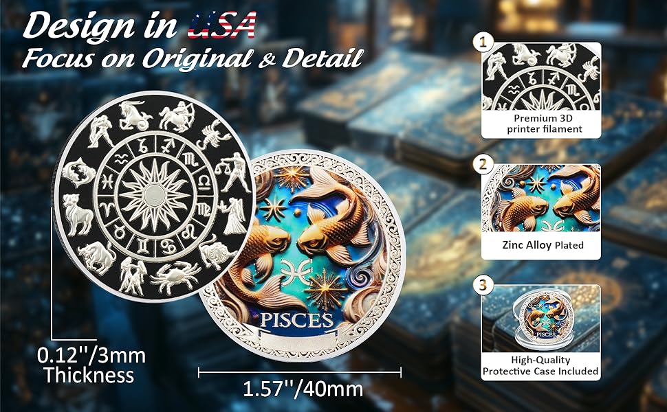 zodiac challenge coin