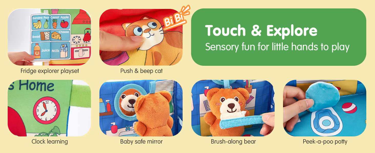 busy book for 1 year old